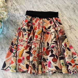 Eva Franco Circle Bird Skirt from Anthropologie - Size 4